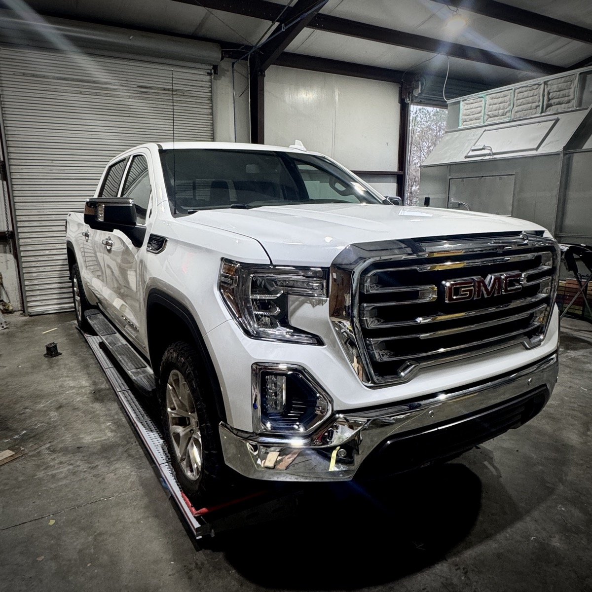 GMC Sierra fully restored after collision