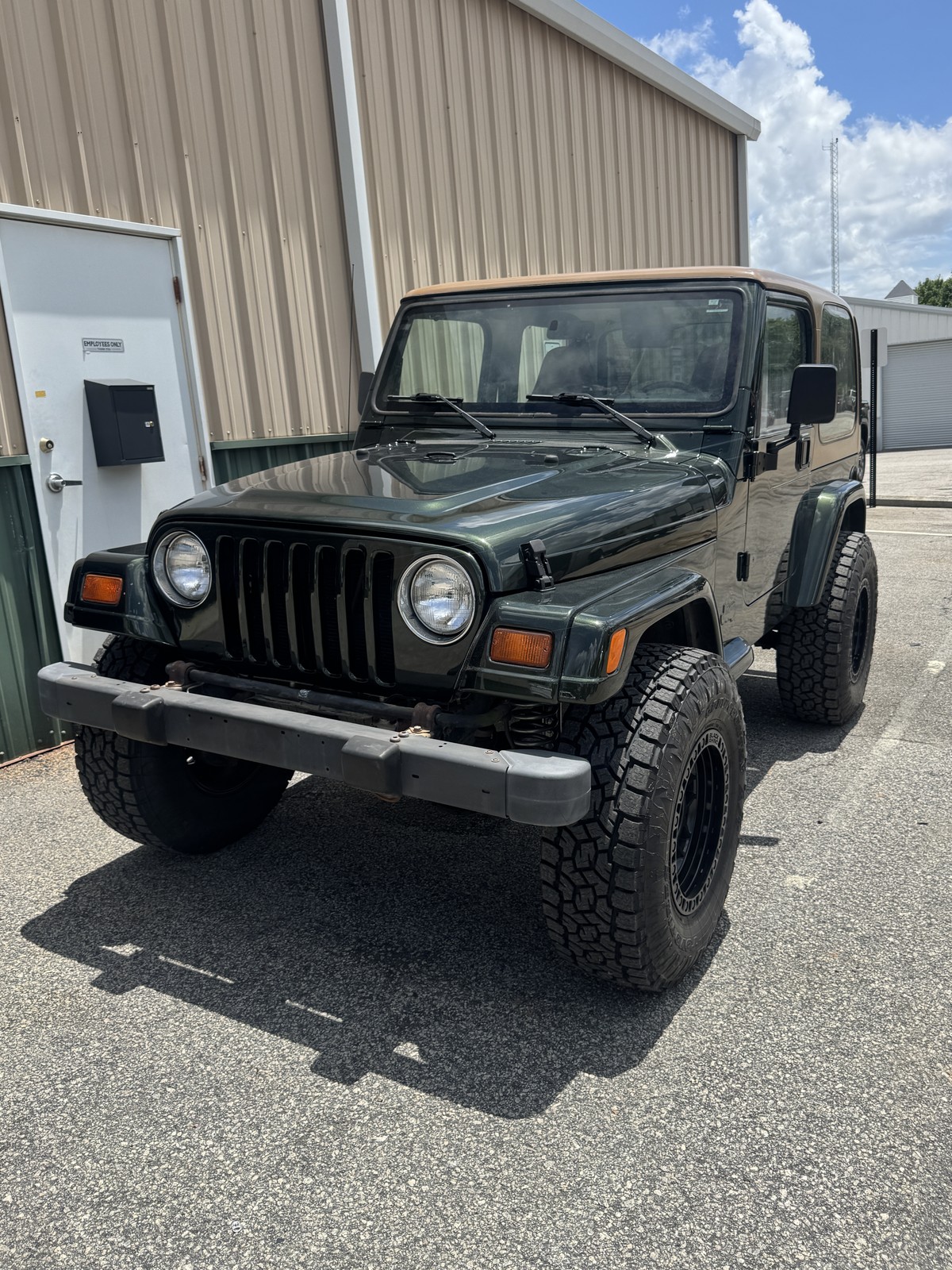 Jeep Wrangler custom paint job rear